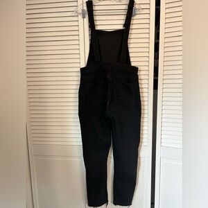 Madewell Skinny Black Overalls Size Medium